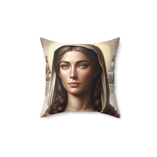 St. Catherine of Alexandria (Egypt) Square Pillow