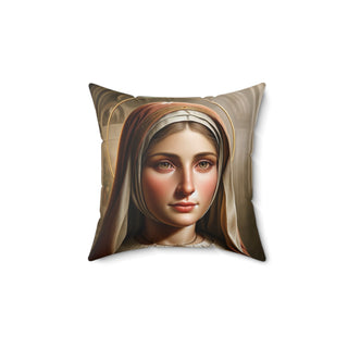 St. Elizabeth of Hungary (Hungary) Square Pillow