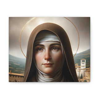 St. Clare of Assisi (Italy) Canvas