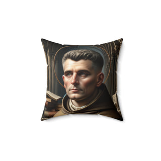 St. Thomas Aquinas (Italy) Square Pillow